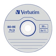 Blu-ray disk Verbatim BD-RE 25 GB 5 ks