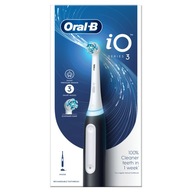 Oral-B iO 3 Black Elektrická zubná kefka s technológiou Braun