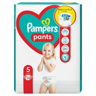 Plienkové nohavičky Pampers Pants Veľkosť 5 22 ks