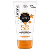 Lirene Sun Natura ochranná emulzia na tvár a telo SPF 50 120 ml