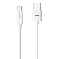 Silicon Power USB A to Micro USB-C cable LK10AC biały (SP1M0ASYLK10AC1W)