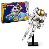 LEGO Creator 3w1 Kosmos 31152 Ruchoma Figurka Astronauta Pies Odrzutowiec