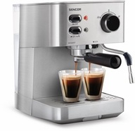 Bankový tlakový kávovar Sencor SES 4010SS 1050 W strieborná/sivá