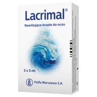 Lacrimal očné kvapky 14 mg/ml 5 ml x 2 hydratačné