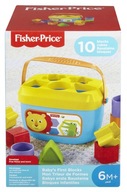 FISHER PRICE FAREBNÉ PRVÉ KOCKY BATOĽACIE SORTER VEDIERKO FFC84