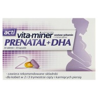 ACTI VITA-MINER PRENATAL + DHA 30+30 TABLIET