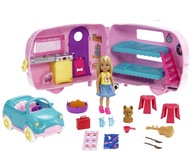 Lalka Barbie Chelsea Auto kamper kabriolet FXG90