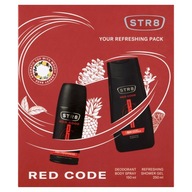 STR8 Zestaw żel 250ml + dezodorant 150ml Red Code