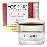Yoskine Geisha Gold Secret 65+ Krém proti vráskam na tvár 50 ml