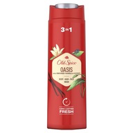 Old Spice Oasis Sprchový gél A Šampón Pre Mužov 400 ml, 3 V 1