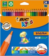 Ceruzkové ceruzky Kids Evolution ECOlutions 24 kol