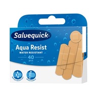 Plastry Salvequick Aqua Resist wodoodporne 40 sztuk