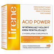 Revitalizačný krém Lirene Acid Power s grapefruitovým hydrolátom 50 ml