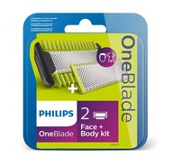 Sada náplní pre holiace strojčeky Philips OneBlade Face Body QP620/50