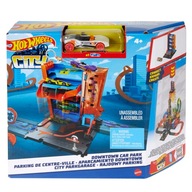 Hot Wheels City Rajdowy parking Zestaw z Autkiem HDR28