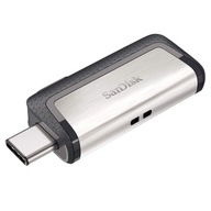 Pendrive SanDisk Ultra Dual Drive 64 GB , USB 3.1 typ C strieborný