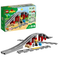 LEGO Duplo 10872 Tory kolejowe i wiadukt + Figurka