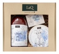 LaQ Kozí kozmetický set sprchový gél + peeling + mydlo v kocke