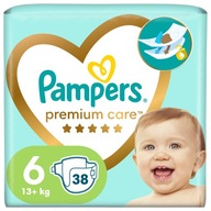 Pieluszki Pampers Premium Care Rozmiar 6 38 szt.