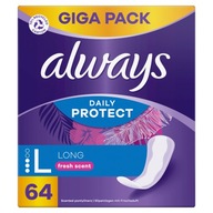 Higiéniai betétek ALWAYS Daily Protect Long FRESH SCENT64 db, X 3=192db