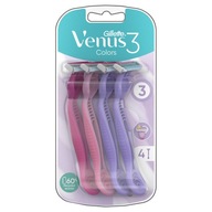 Holiaci strojček Gillette Venus3 Colors 4 ks