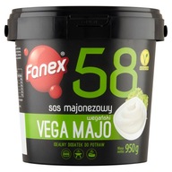 Vegamajo Majonezowy sos wegański wiadro Fanex 950g