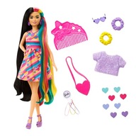 Barbie Totally Hair Lalka z długimi włosami + modowe akcesoria HCM90