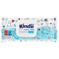 Vlhčené obrúsky Kindii PURE WATER 99% 1 x 60 ks