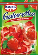 Dr. Oetker Galaretka o smaku truskawkowym 72 g