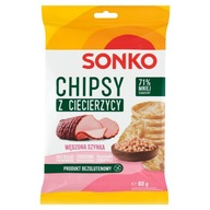 Sonko Chipsy z ciecierzycy szynka wędzona 60g