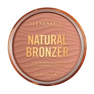 Bronzer prasowany Rimmel Natural Bronzer 001 - Sunlight satyna