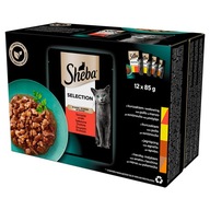 VLHKÉ KRMIVO SHEBA SELECTION ŠŤAVNATÉ CHUTE VRECKA 12X85G
