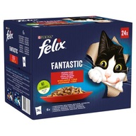 Felix Fantastic Krmivo pre mačky vidiecke príchute v želé 2,04 kg 24 x 85g