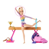 Barbie. HRG52 Lalka gimnastyczka + 14 akcesoriów