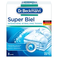 Bielidlo v prášku Dr. Beckmann Super Biel 3 x 40 g