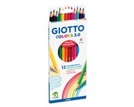 Ceruzkové pastelky Giotto COLORS 3.0 12 ks