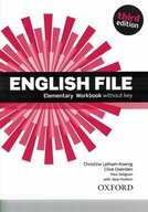 ENGLISH FILE 3 ed ELEMENTARY Ćwiczenia bez klucza