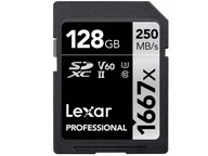 Karta pamięci SD XC Lexar Professional 1667x 128 GB 250MB/s