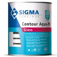 Sigma Contour Aqua PU Gloss - Smaltovaný polyuretán 1L
