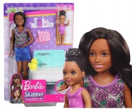 BARBIE SKIPPER OPIEKUNKA KAPIEL Z BABELKAMI WANNA