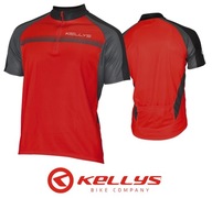 -50% Koszulka rowerowa KELLYS PRO sport RED - S -