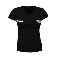 BELTOR T-SHIRT "TRENER" GIRL SLIM L CZARNA BLUZKA TRENERA KRÓTKI RĘKAW