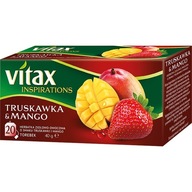 Herbata VITAX INSPIRATIONS (20 torebek) Truskawka