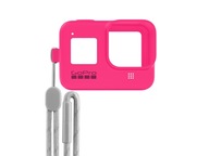 Etui Silikonowe + smycz GoPro Sleeve Hero 8 Pink