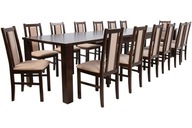 DUŻY ZESTAW POKOJOWY Stół do 440cm i 14 krzeseł