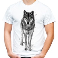 Koszulka dziecięca z wilkiem wilk wolf 140 cm