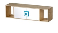 półka zamykana szafka wisząca biała dąb nad biurko komodę łóżko Nico 12