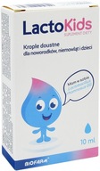 LactoKids Krople Probiotyczne Dla Dzieci Bezsmakowe 10ml