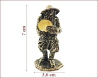 Żyd z monetą na szczęście figurka grosik- 096 ox