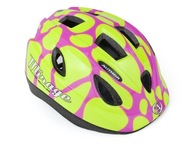 Kask rowerowy Author Mirage r. S różowo-zielony